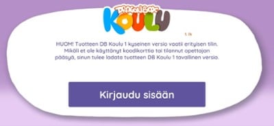 Login Access: DB Koulu 1 Image