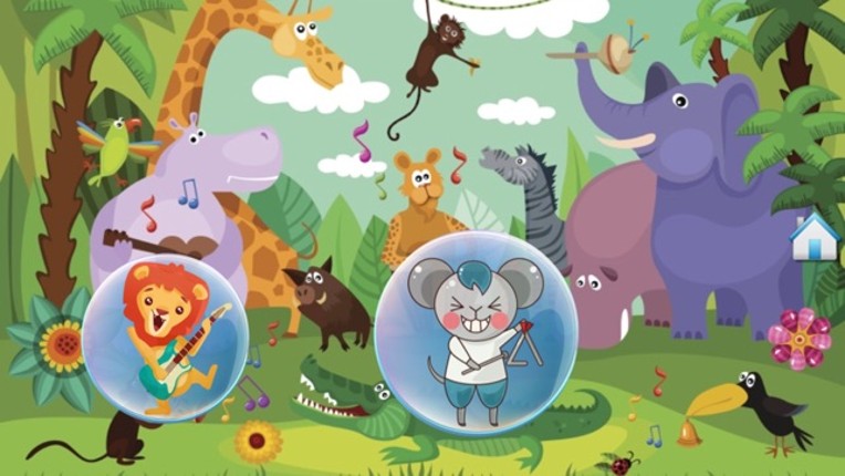 Music Bubbles for Toddlers and Kids : Musical Instruments and sounds ! FREE screenshot