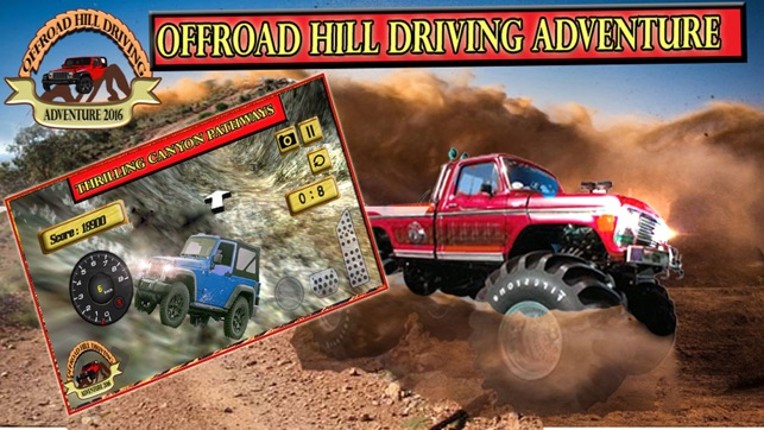 Offroad 2016 Hill Driving Adventure: Extreme Truck Driving, Speed Racing Simulator for Pro Racers screenshot