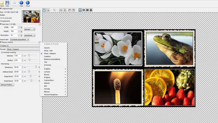 PhotoZoom Classic 6 screenshot