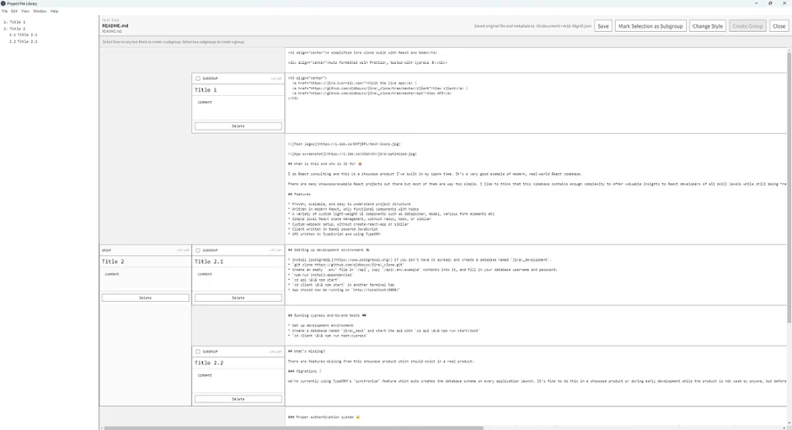 Project File Library Image