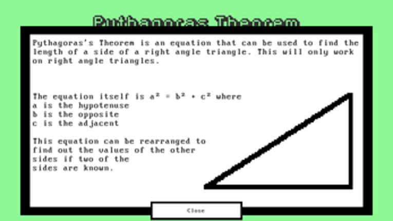 Pythagoras's Theorem Helper App Image