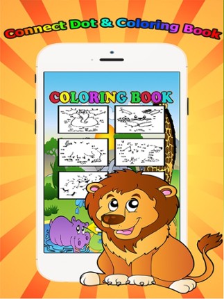 Animals Dot to Dot Coloring Book for Kids grade 1-6: coloring pages learning games screenshot