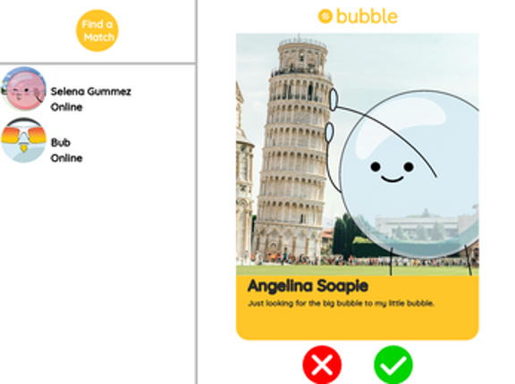 Bubble: Dating App for the Well-Rounded Image