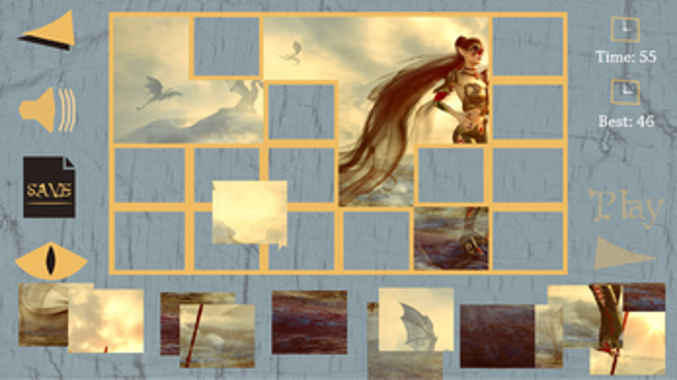 Dragons & Girls Puzzle screenshot