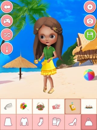 Dress up fashion dolls - make up games screenshot