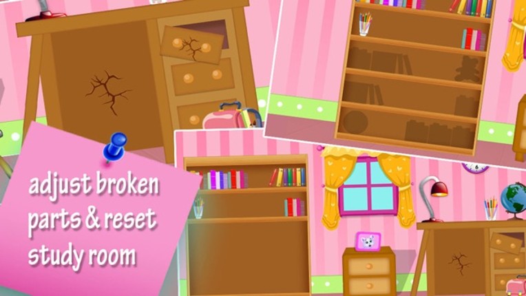 Fix It baby house - Girls House Fun, Cleaning &amp; Repariing Game screenshot