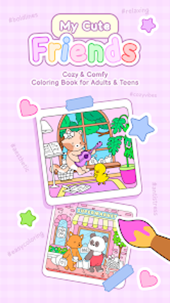My Cute Friends: Coloring Book screenshot