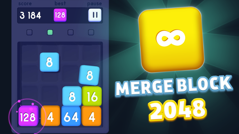 Merge Block 2048 Game Cover