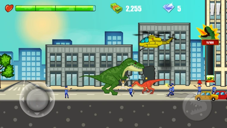 Jurassic Dinosaur City Rampage screenshot