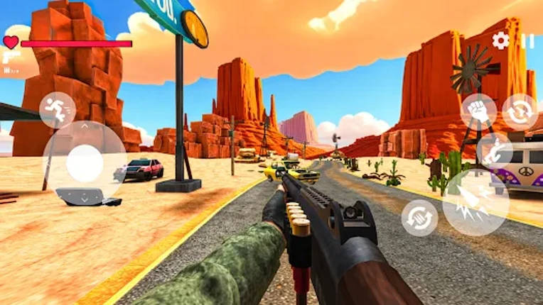 The Long way Desert Road Image