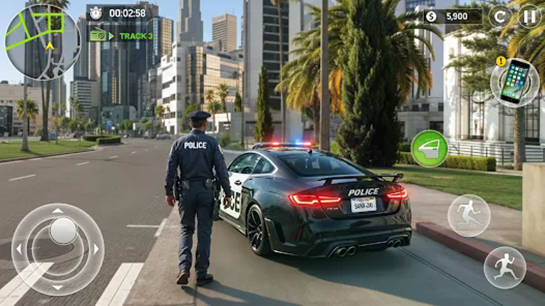 Police Car Chase Drift Games Image