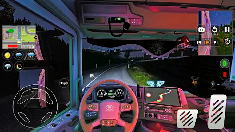 US Cargo Truck Driving 3D Game Image