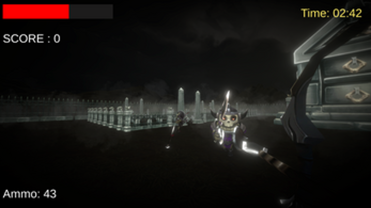 Arrow is Cool in the Cemetery Skull Image