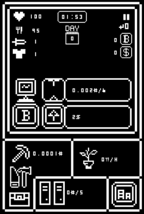 BITCOIN SURVIVAL Game Cover