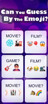 Guess the Emoji Movies &amp; Games Image