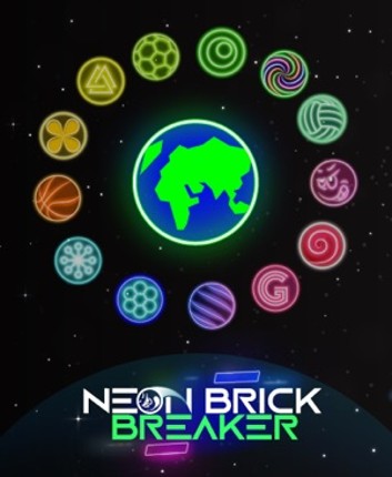 Neon brick breaker screenshot