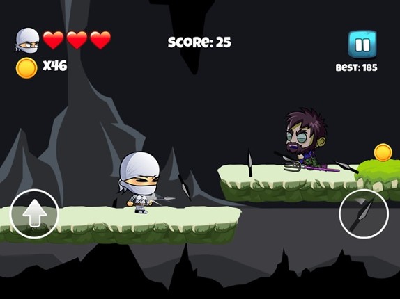 Ninja vs Zombie - Fun Jump , Run & Fight Adventure Image