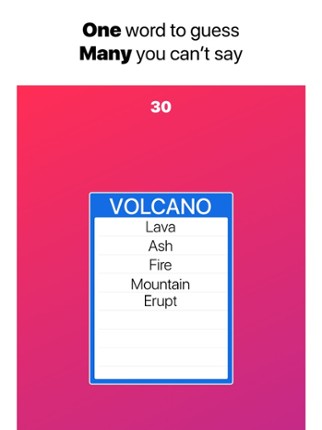 Off Limits Word Guessing Party screenshot