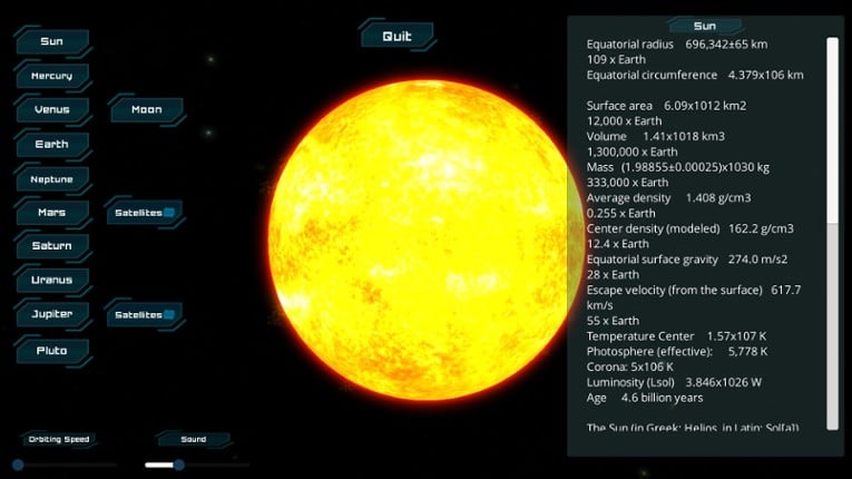 Solar System screenshot