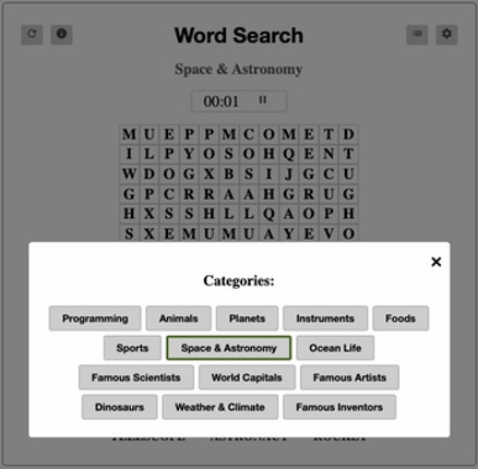 Word Search Image