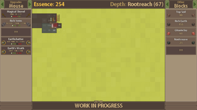 Arcane Earth - Increment Game (wip) screenshot