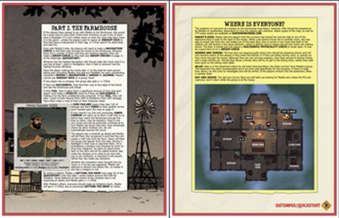 Distemper: Chased | A Quickstart Adventure for the Distemper TTRPG screenshot