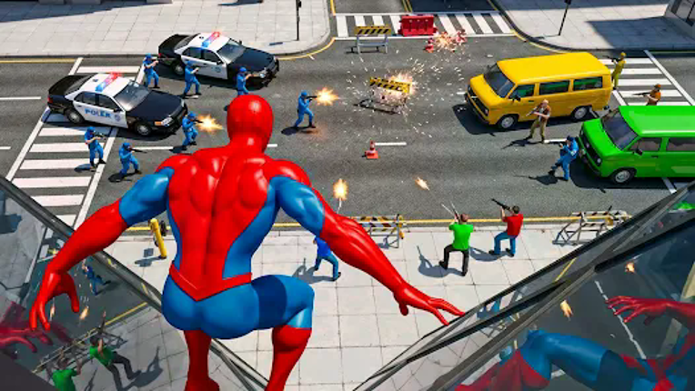 Spider Rope Hero Rescue Game Image
