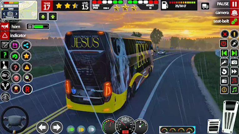 US Highway Bus Driving screenshot