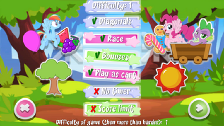 Pony Three-a-line Android screenshot