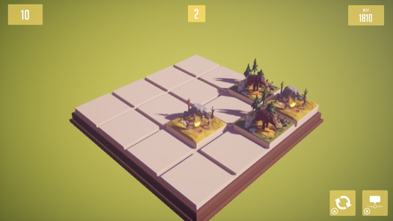 History 2048 screenshot