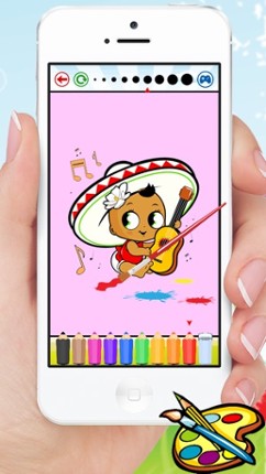 Kid Animal &amp; Flower Coloring Book - Drawing for Kids Games screenshot