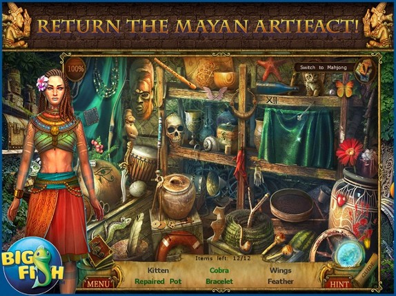 Mayan Prophecies: Cursed Island HD - A Hidden Objects Puzzle Adventure screenshot