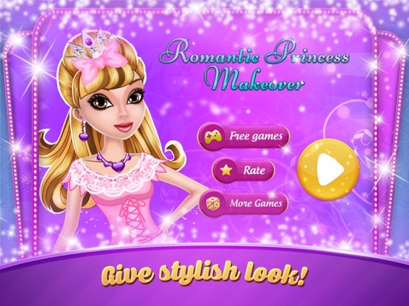 Romantic Princess Makeover - Beauty salon screenshot