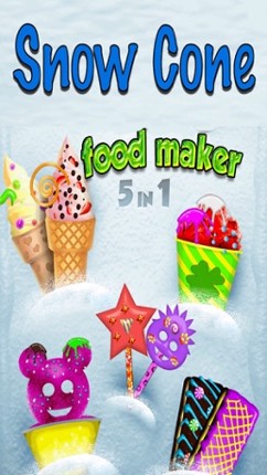 Snow Cone Maker Frozen Summer Fun Treat Free Games screenshot