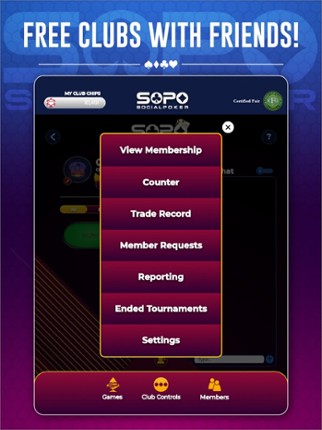SoPo - Social Poker screenshot