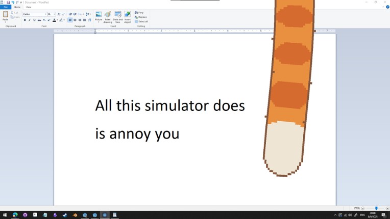 Tail Simulator screenshot