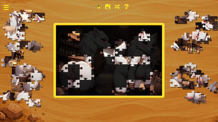 Wild West Furry - Hentai Jigsaw Image