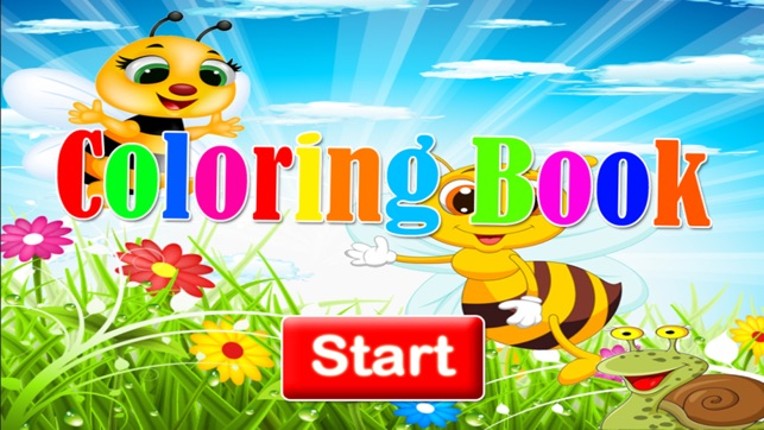Animals Coloring Books - dog cat princess and flower drawing painting games for kids screenshot
