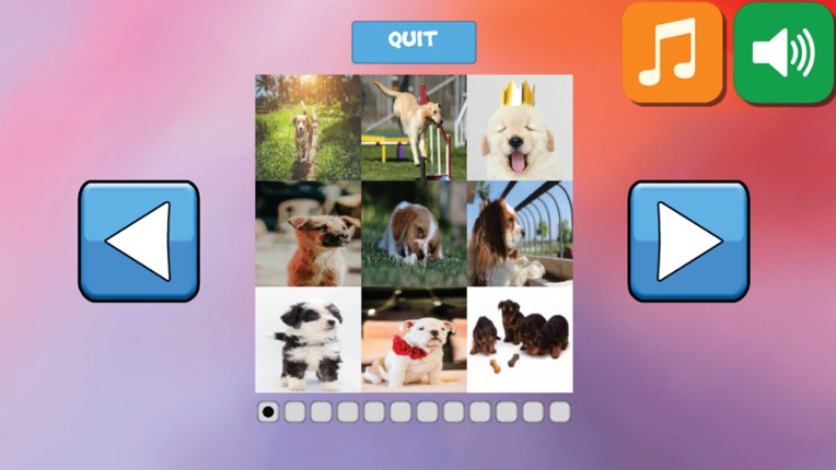 Bepuzzled Puppy Dog Jigsaw Puzzle screenshot