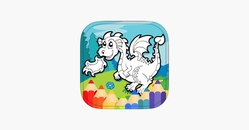 Dragon Dinosaur Coloring Book HD Image