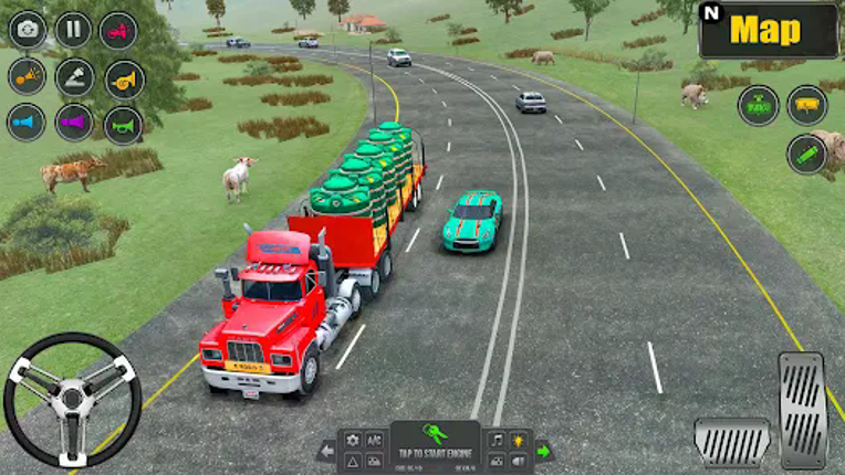 America Cargo Truck Driving 3D screenshot