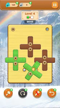 Unscrew Wood Nuts and Bolts screenshot