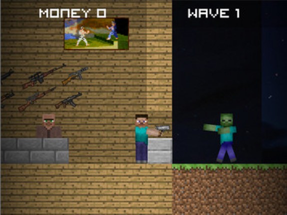 Steve Vs Zombies Image