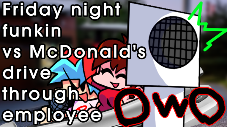 Friday night funkin vs McDonald's drive through employee Image