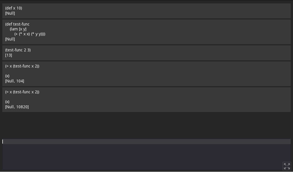Games like GDLisp REPL
