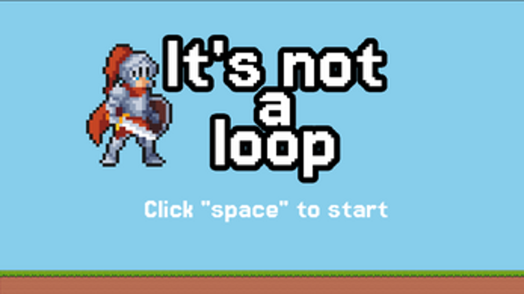 It's not a loop Image