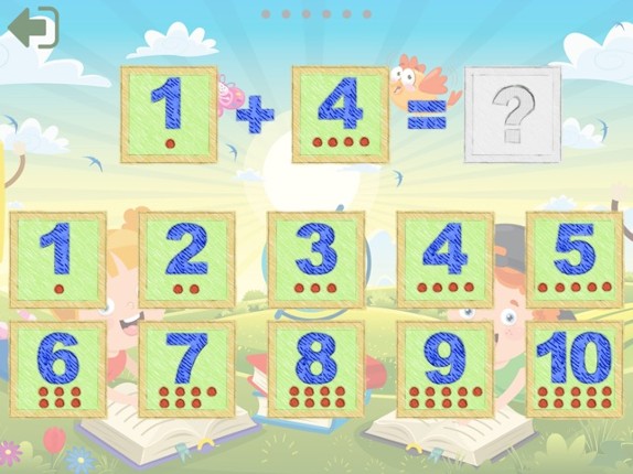 Math up to 10 in German screenshot
