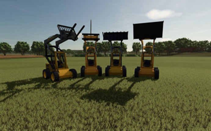 New Holland L555 and John Deere 675/B Image