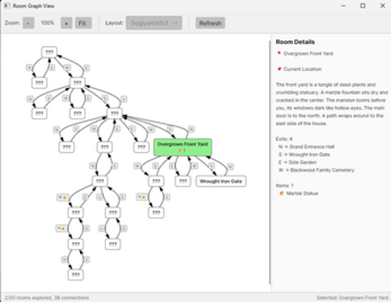 Questora Adventure Game Engine with AI screenshot